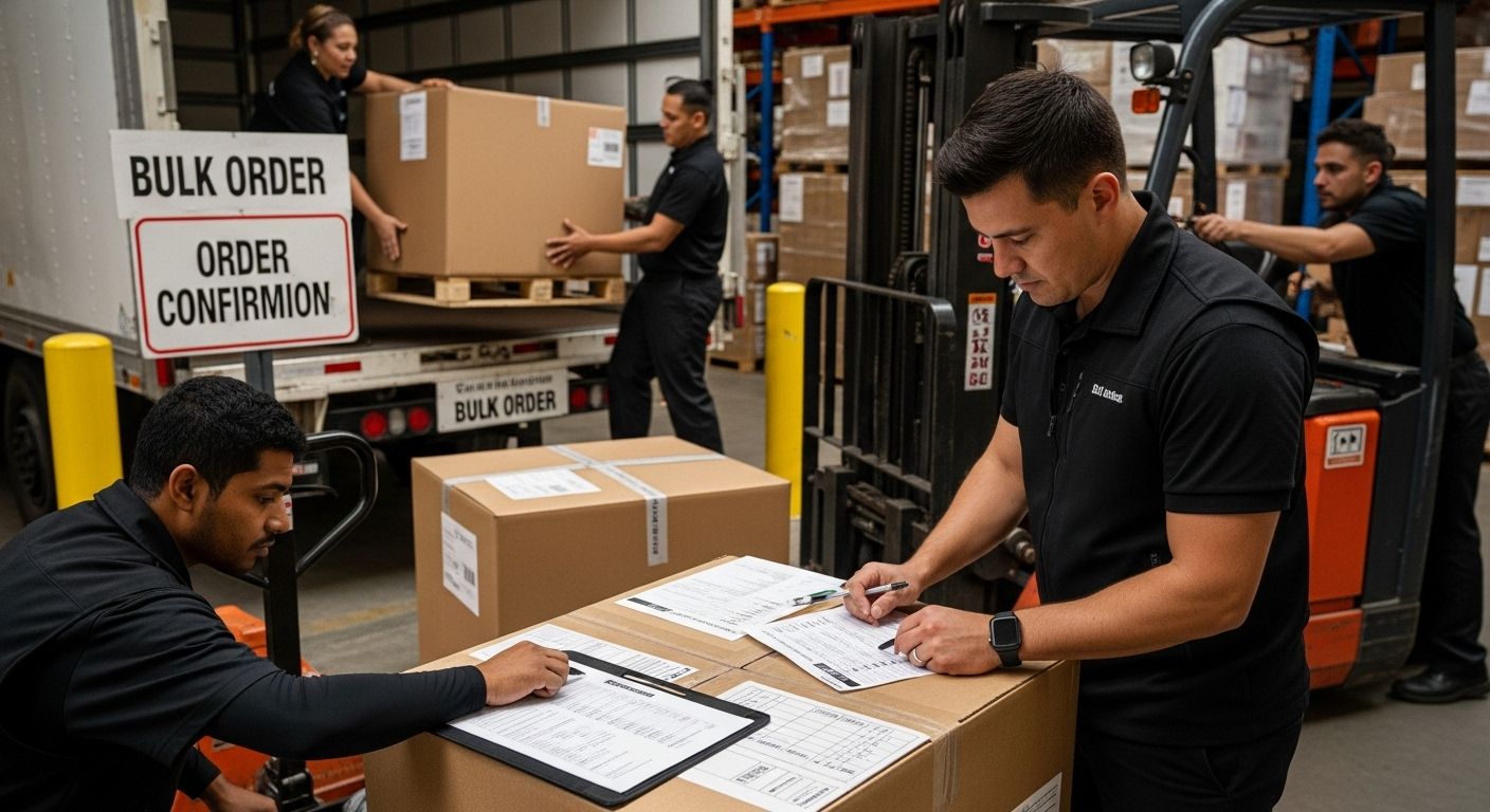 bulk order delivery verification