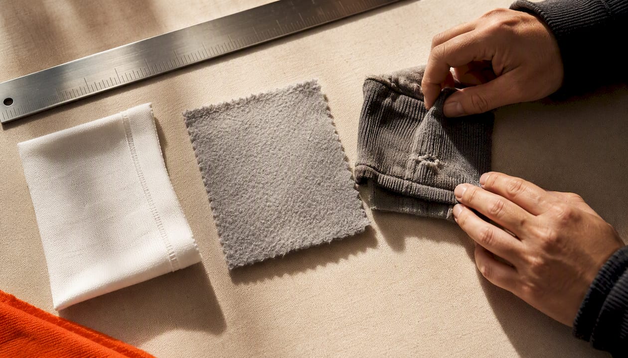 Textile condition details for grade inspection